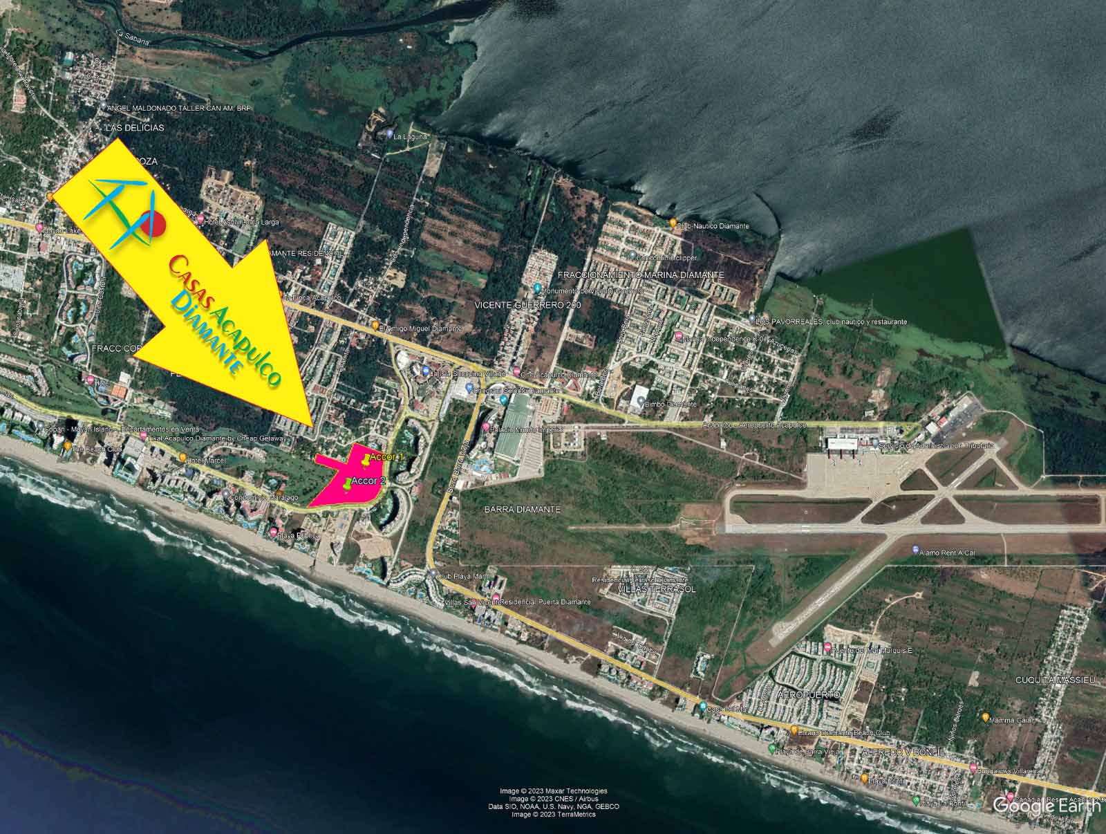 Terreno Playa Diamante Acacor 1 y 2 - Vista aérea 2